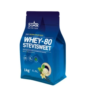 Star Nutrition Whey-80 Vanilla Stevia Sweet proteinpulver 1 kg
