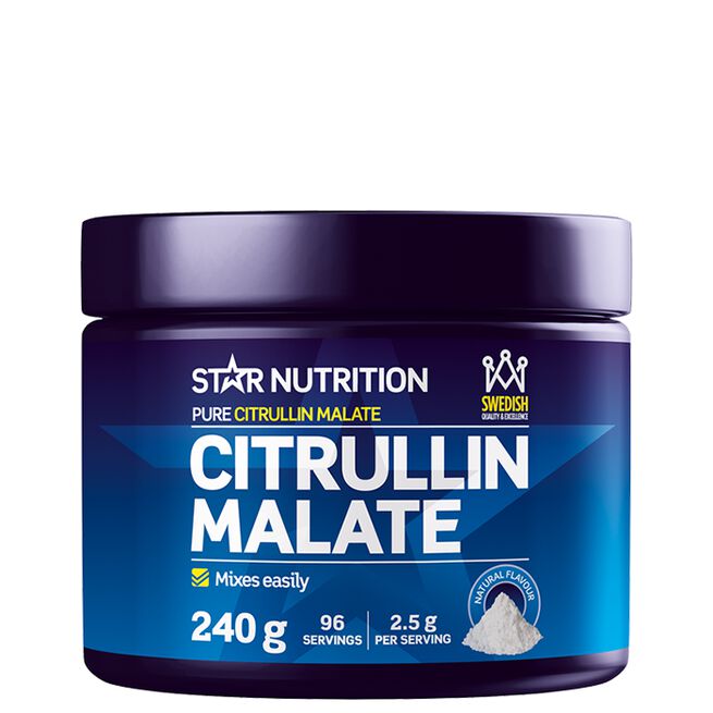Star Nutrition Citrulline Malate kapslar – kosttillskott för ökad pump, uthållighet och blodflöde vid träning