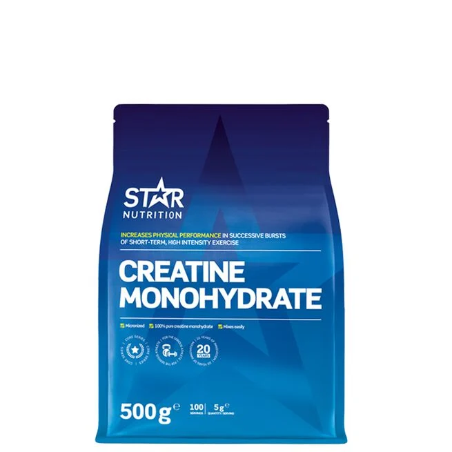 En av de mest sålda produkterna på Gymgrossisten – Star Nutrition Creatine Monohydrate i 500 g-förpackning