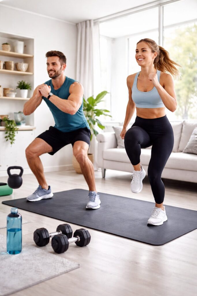 hiit träning hemma snabb träning 20 minuter