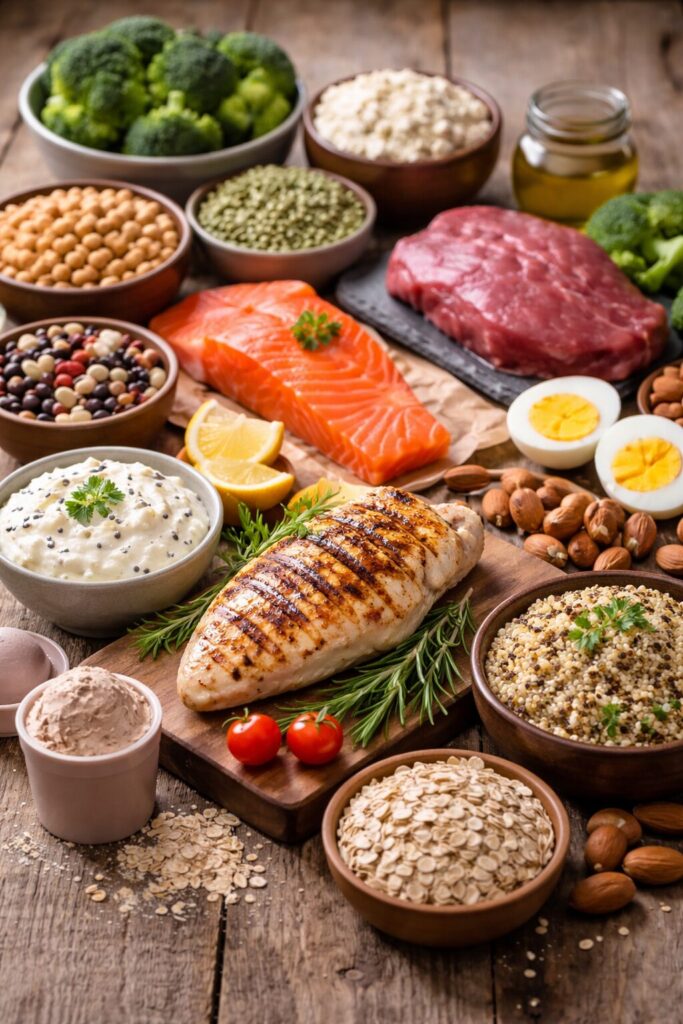 proteinrik mat för viktminskning och fettförbränning